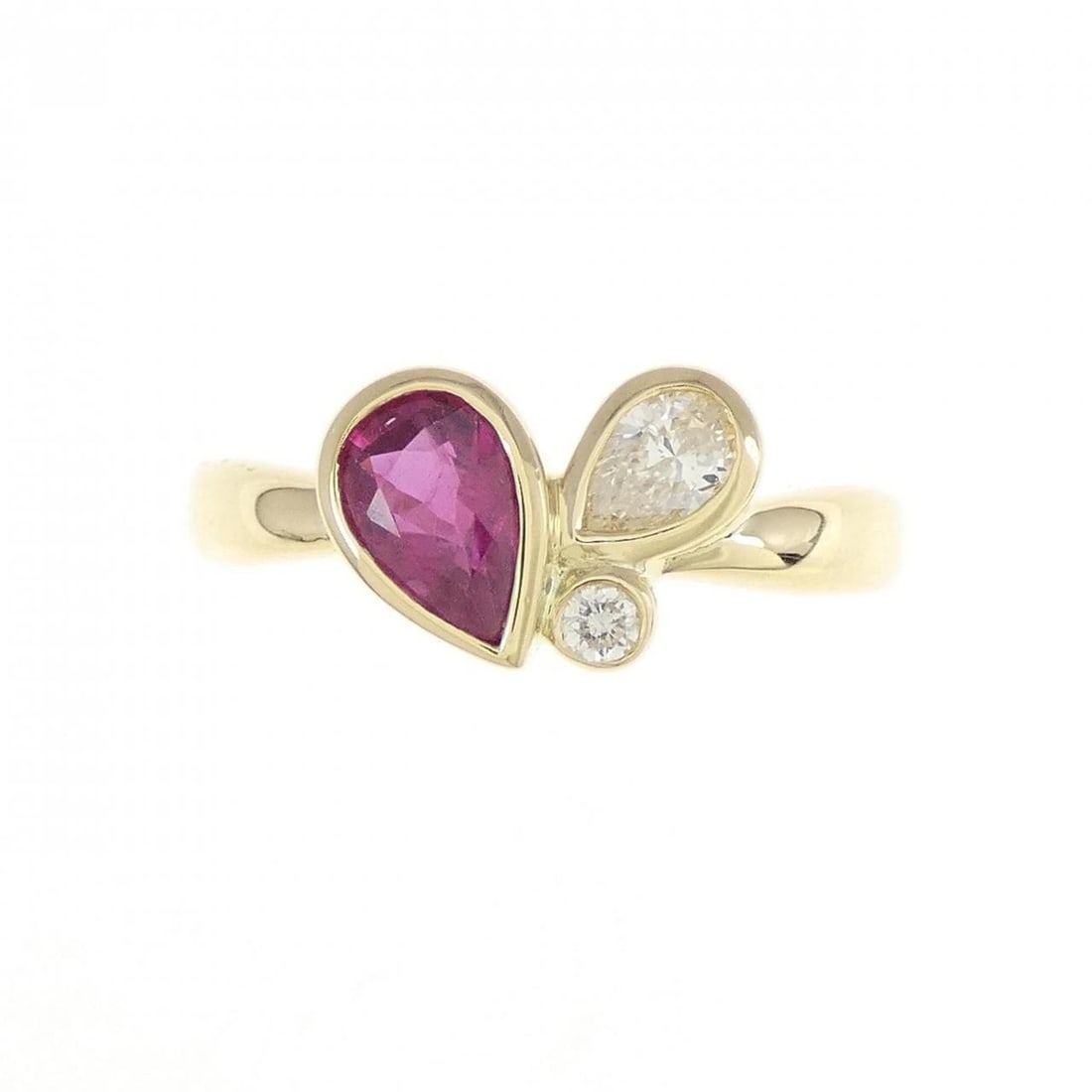 18K YELLOW GOLD RUBY RING - 2