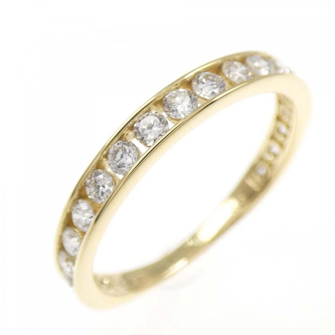 K18YG DIAMOND RING: K18YG Diamond Ring Brand: Unbranded Type/Style: Diamond Ring Material: K18 yellow gold, Main Stone Natural Color: yellow gold Size: US5 1/4 Accessories: None Accessories Notice: When purchasing