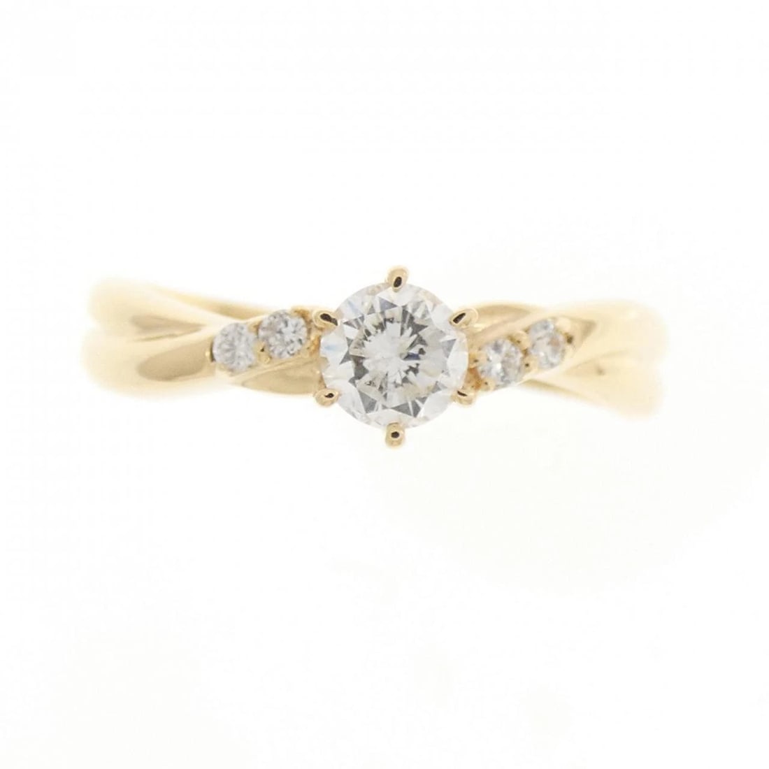 K18YG DIAMOND RING - 2