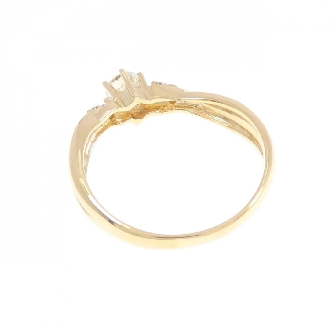 K18YG DIAMOND RING - 3