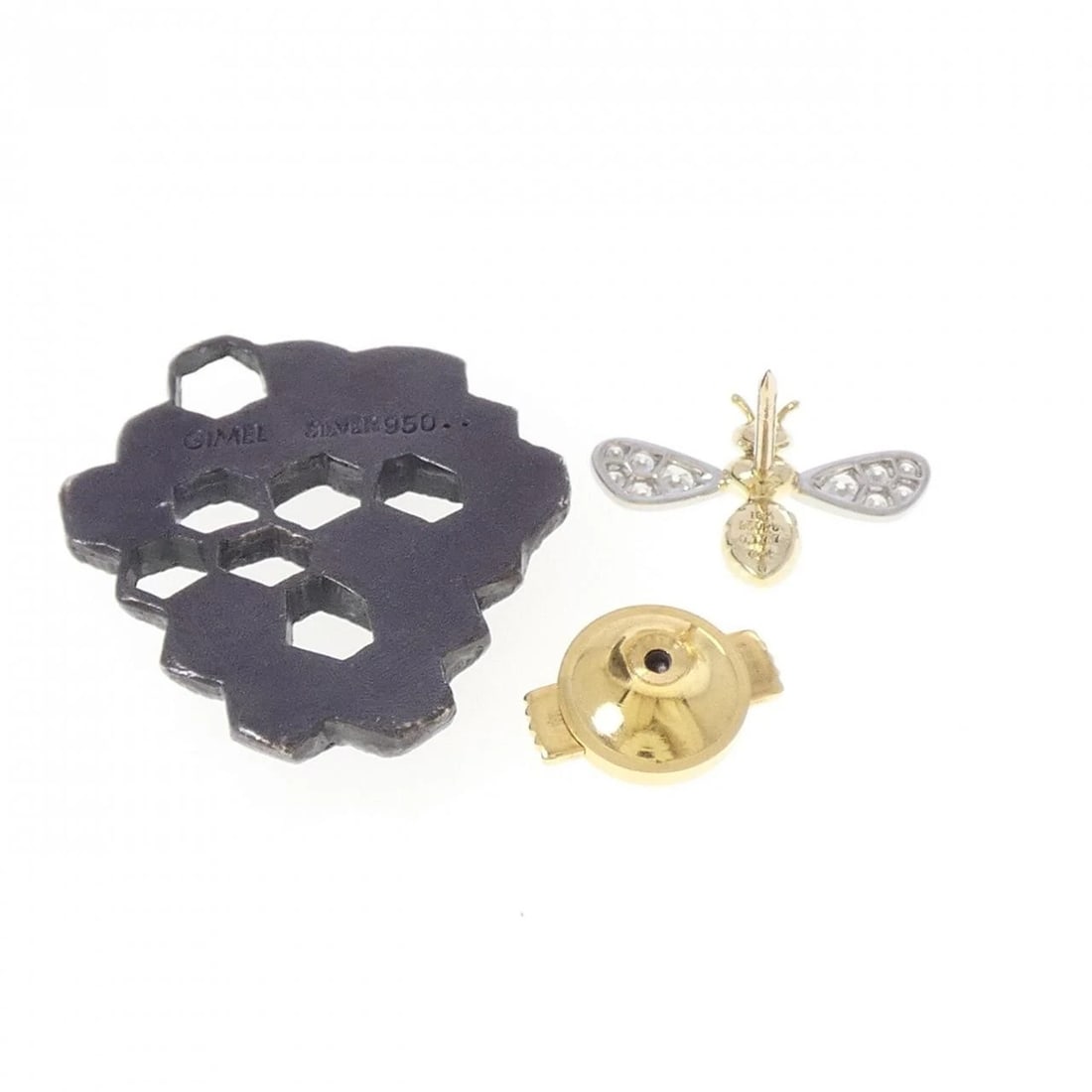 GIMEL BEE DIAMOND BROOCH - 3