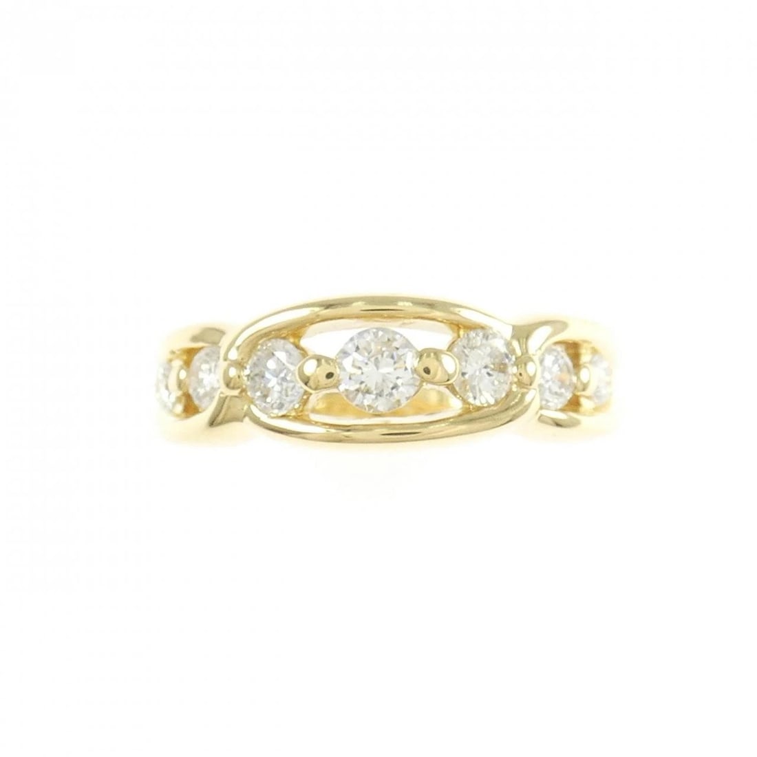 K18YG DIAMOND RING - 2