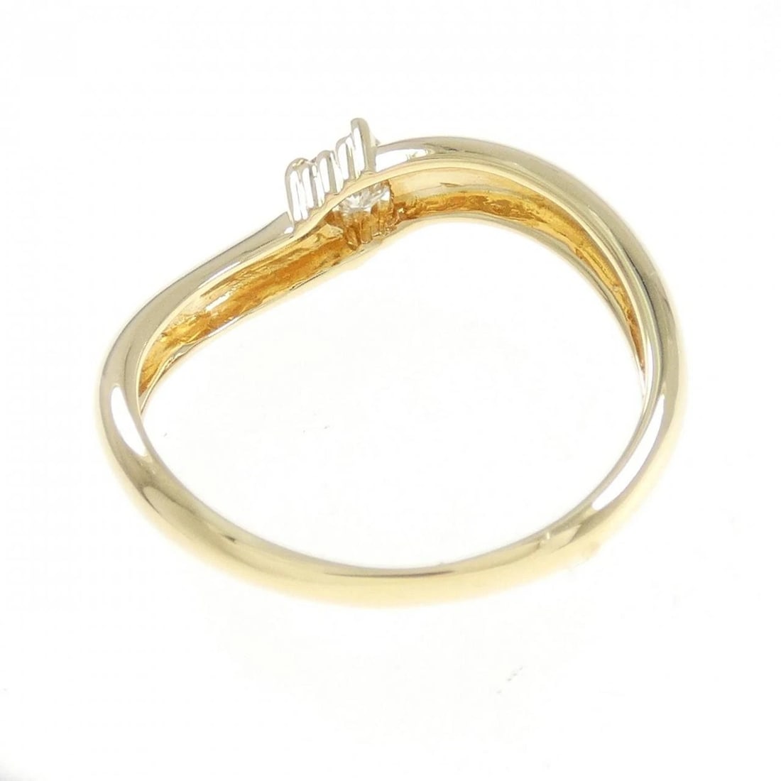 K18YG DIAMOND RING - 3