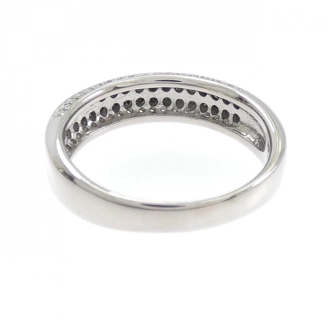 K18WG DIAMOND RING - 2