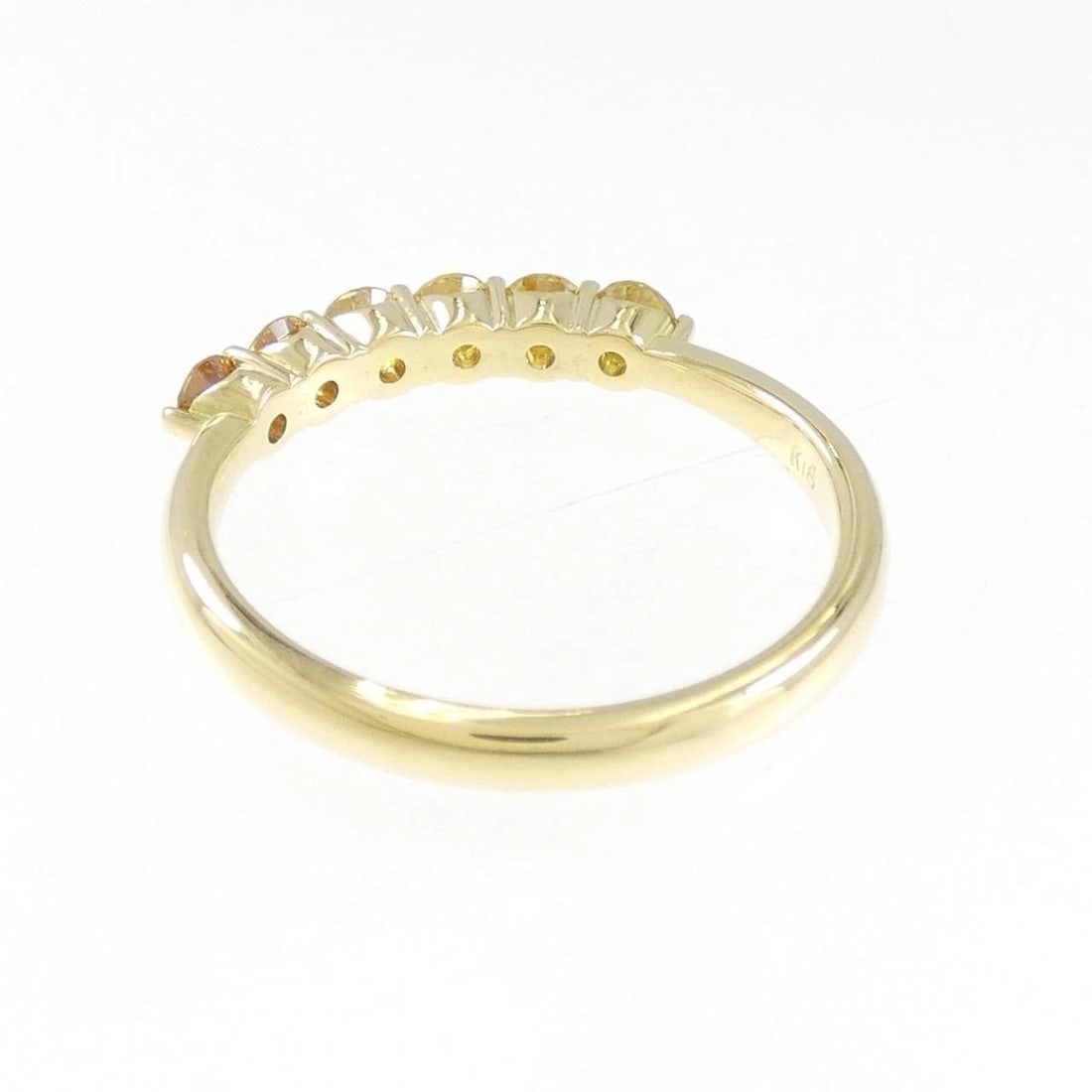 K18YG DIAMOND RING - 3