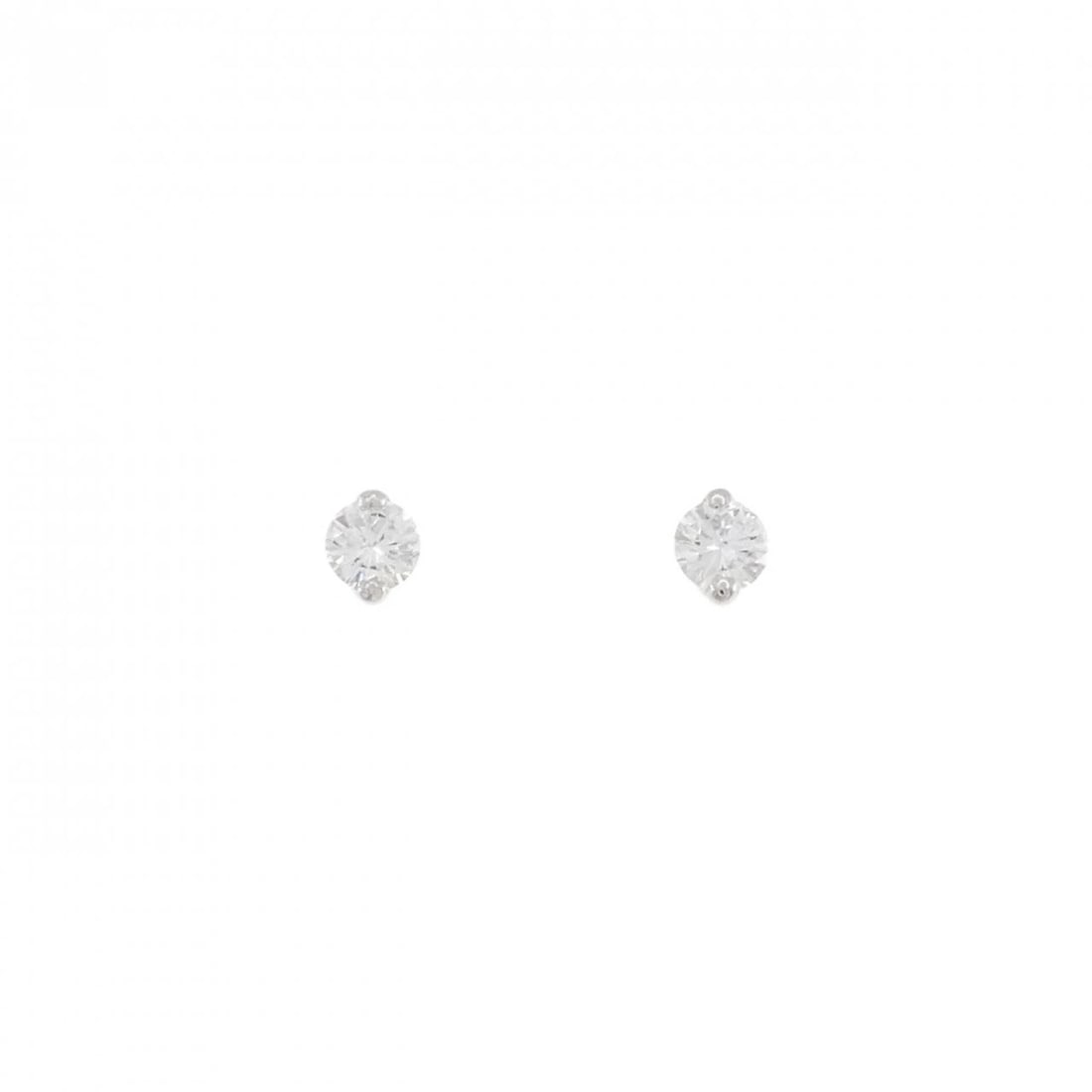 PT900 DIAMOND PIERCED EARRINGS: PT900 Diamond Pierced Earrings Brand: Unbranded Type/Style: Diamond Pierce/Earring Material: Platinum900, Main Stone Natural Color: Platinum Size: Approximate dimensions (height x width): 4.8mm x