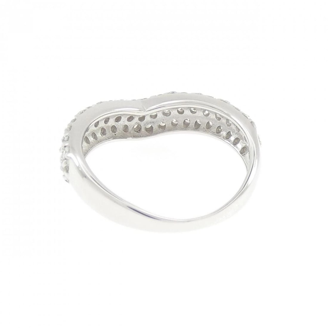 K18WG PAVE DIAMOND RING - 3
