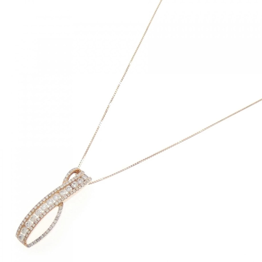 K18PG DIAMOND NECKLACE - 2