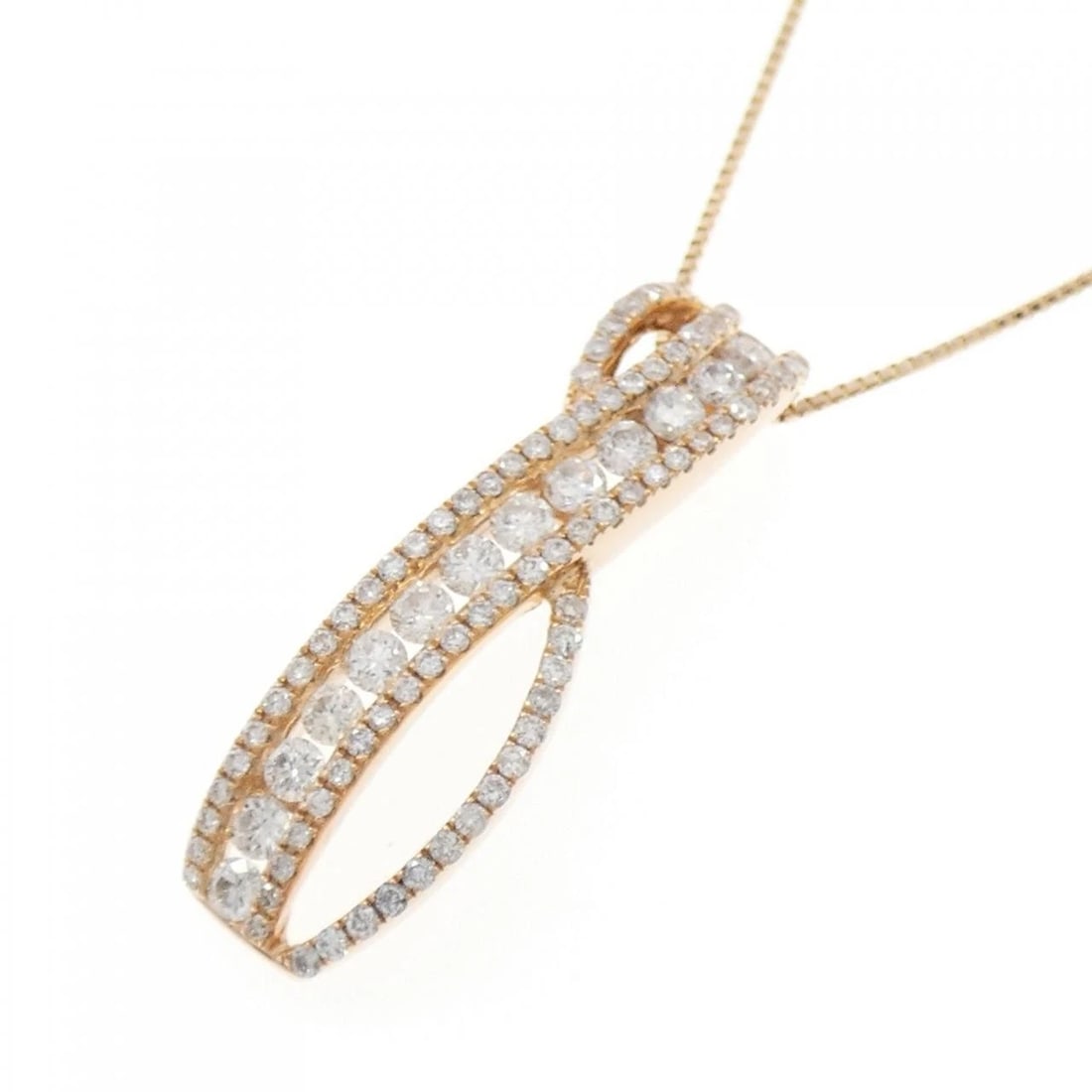 K18PG DIAMOND NECKLACE - 3