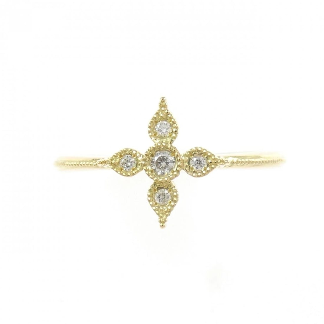 K18YG DIAMOND RING - 2