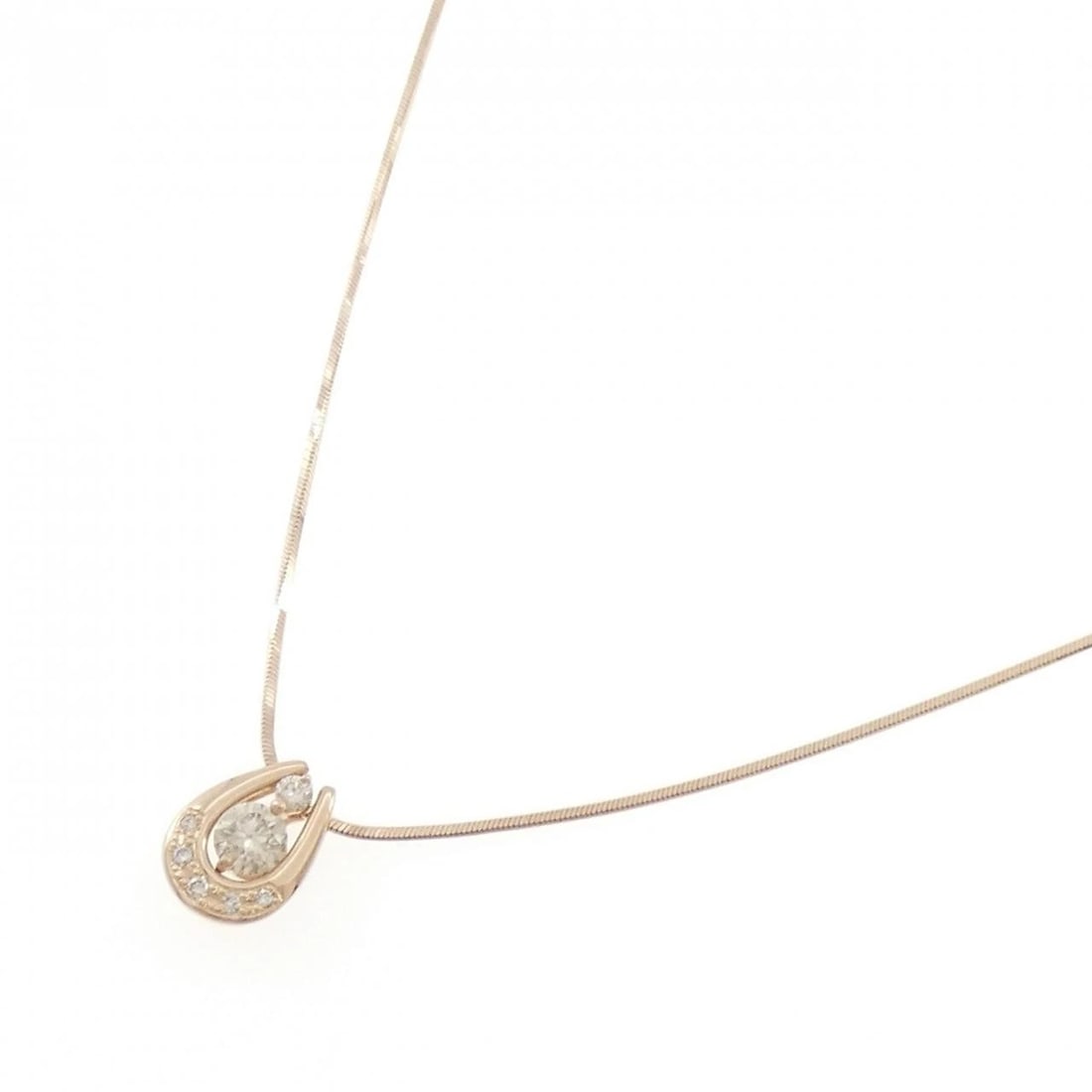 K18PG DIAMOND NECKLACE - 2