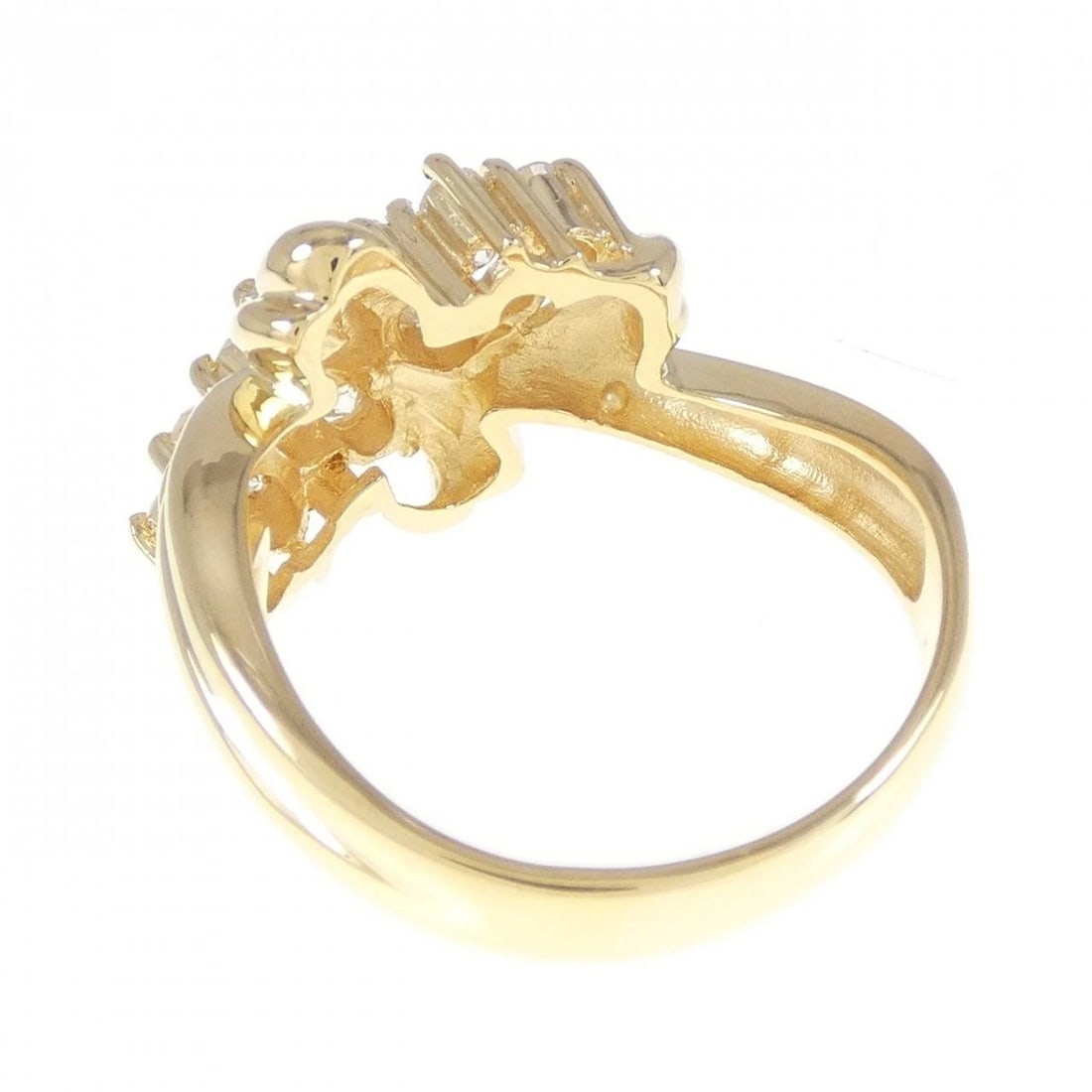 K18YG DIAMOND RING - 2