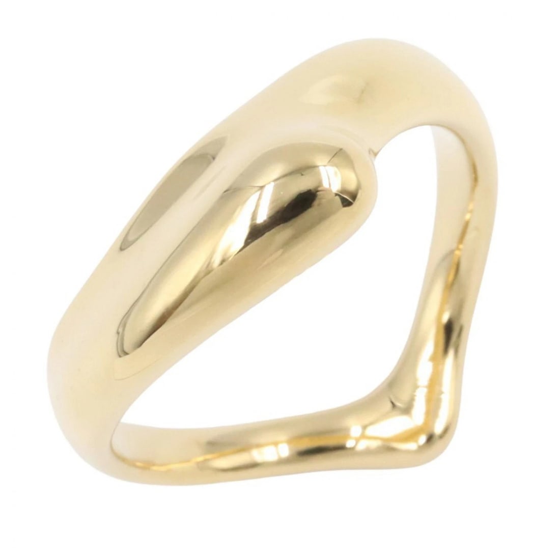TIFFANY?CO PERETTI RING 18KYG YELLOW GOLD: TIFFANY?CO peretti Ring 18KYG Yellow Gold Brand: TIFFANY?CO Type/Style: Ring Material: K18 (Yellow Gold), Color: Gold Size: US size 5.5 Accessories: None Accessories Notice: When purchasing pre-owned