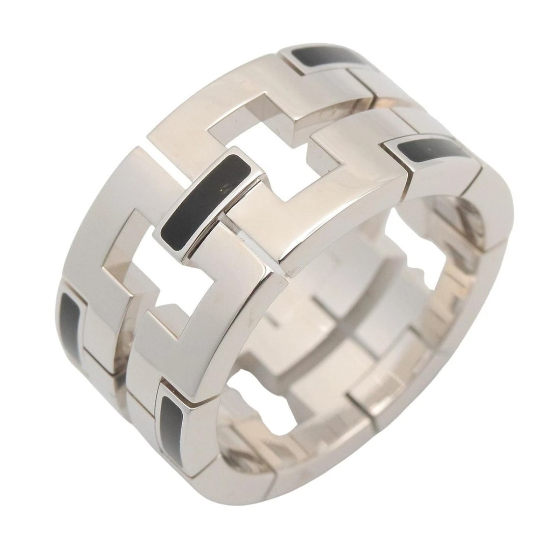 CARTIER DRAGON PADLOCK RING 18KWG WHITE GOLD: CARTIER Dragon Padlock Ring 18KWG White Gold Brand: CARTIER Type/Style: Ring Material: K18WG?White Gold?, Color: Silver Size: US size 9 Accessories: None Accessories Notice: When purchasing pre-owned