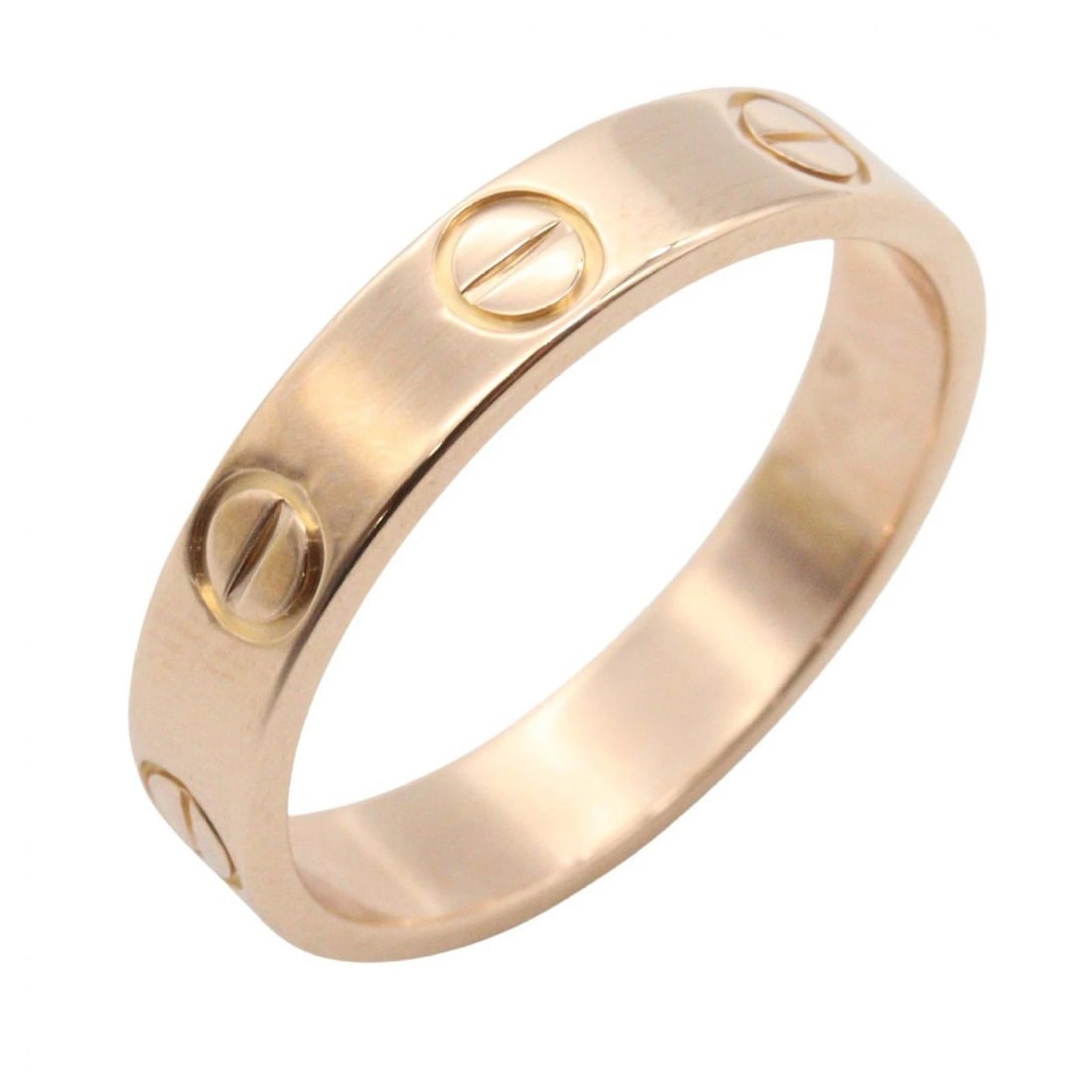 CARTIER MINI LOVE RING 18KPG PINK: CARTIER Mini Love Ring 18KPG Pink Brand: CARTIER Type/Style: Ring Material: K18PG?Rose Gold?, Color: Gold Size: US size 4.75 Accessories: None Accessories Notice: When purchasing pre-owned goods,