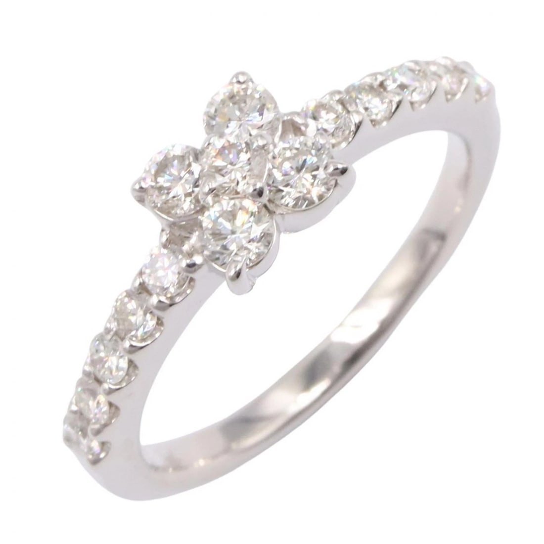 JEWELRY DIAMOND RING 18KWG WHITE GOLD: JEWELRY Diamond Ring 18KWG White Gold Brand: JEWELRY Type/Style: Ring Material: K18WG?White Gold?, Color: Silver Size: US Size 5 Accessories: None Accessories Notice: When purchasing pre-o