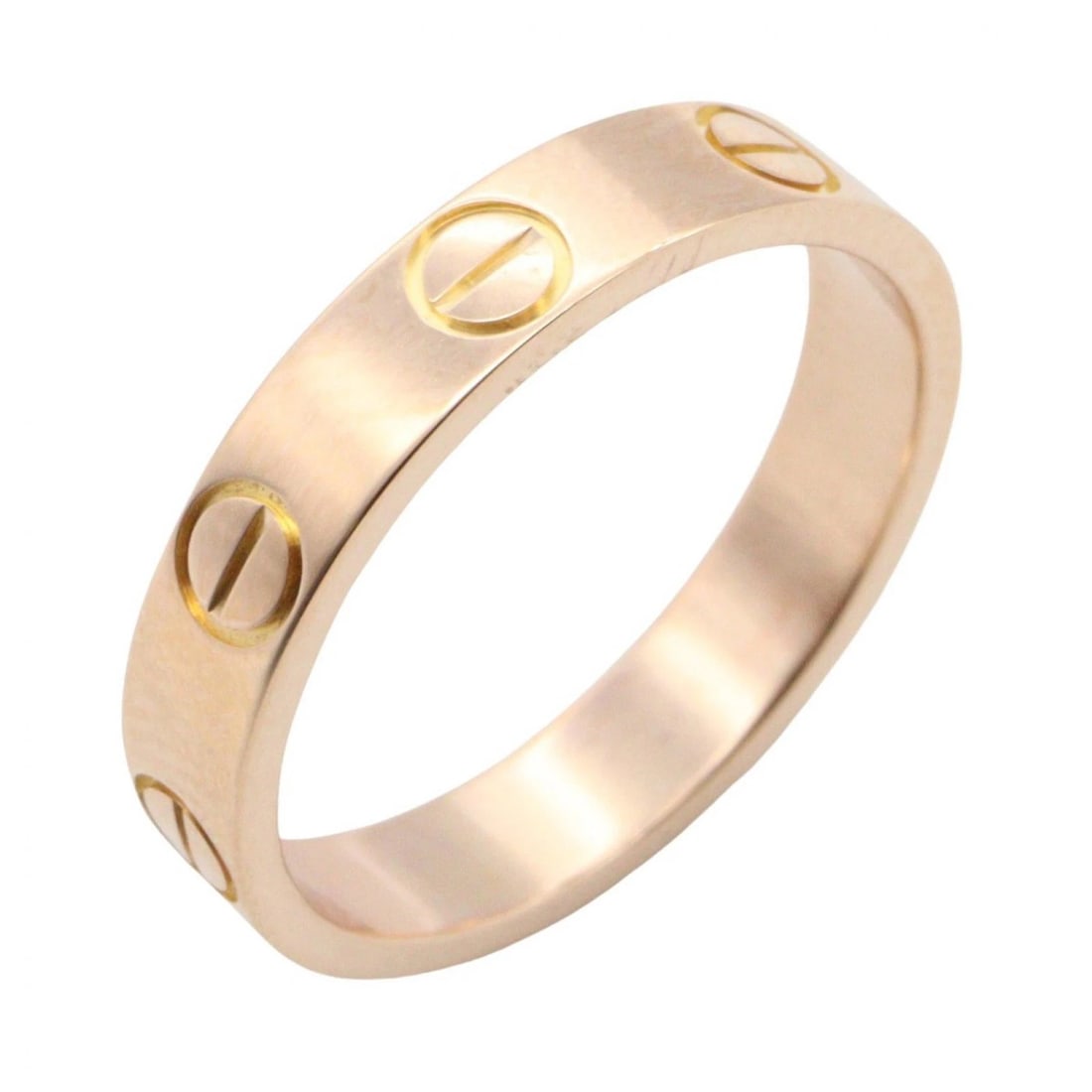 CARTIER MINI LOVE RING 18KPG: CARTIER Mini Love Ring 18KPG Brand: CARTIER Type/Style: Ring Material: K18PG?Rose Gold?, Color: Gold Size: US size 4.25 Accessories: None Accessories Notice: When purchasing pre-owned goods, please