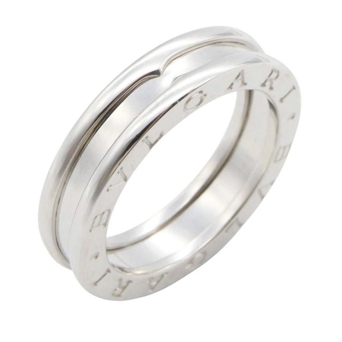 BVLGARI B-ZERO1 1 BAND RING 18KWG: BVLGARI B-zero1 1 band Ring 18KWG Brand: BVLGARI Type/Style: Ring Material: K18WG?White Gold?, Color: Silver Size: US Size 6 Accessories: None Accessories Notice: When purchasing pre-owned goods,