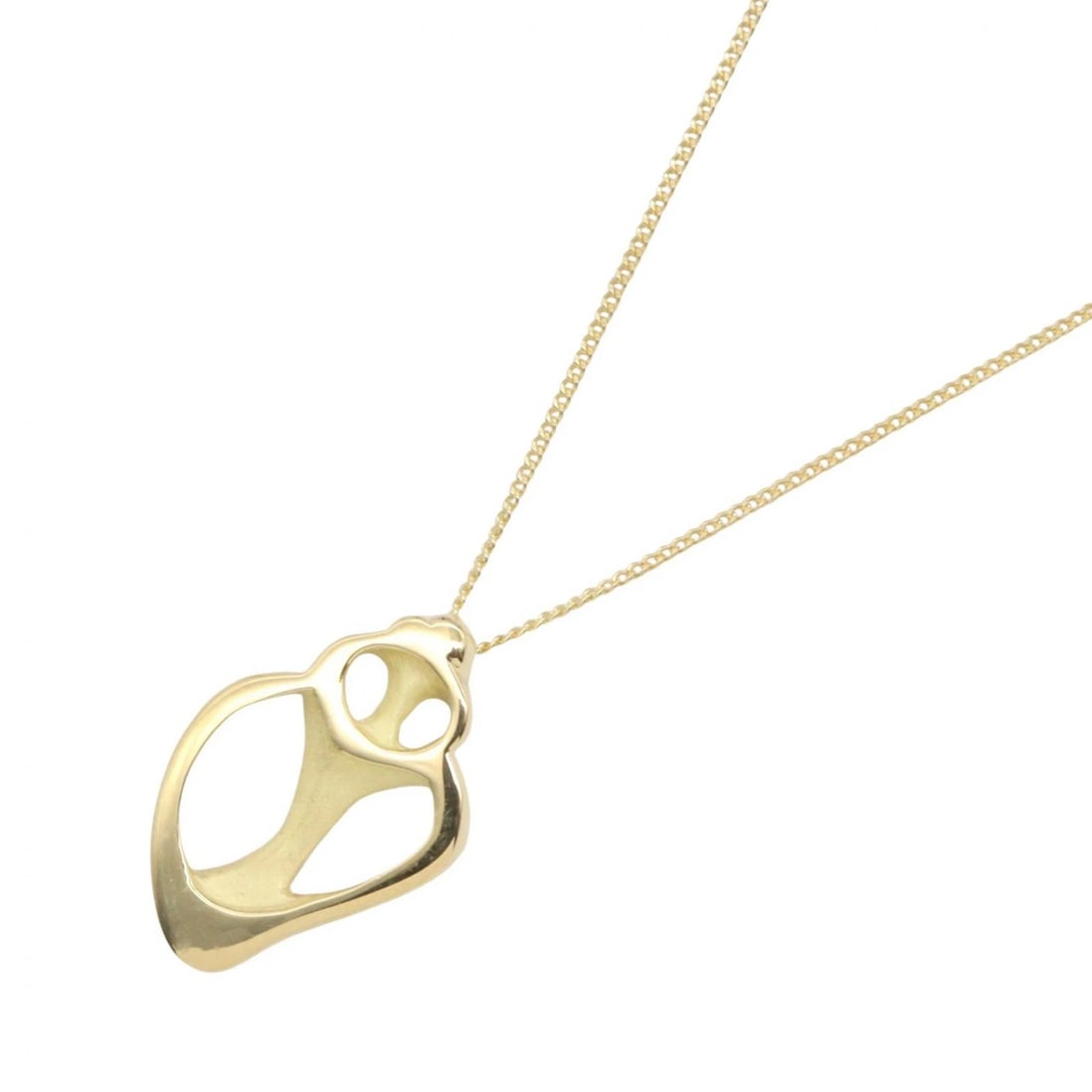 TIFFANY?CO ANGELA CUMMINGS NECKLACE PENDANT: TIFFANY?CO Angela Cummings Necklace Pendant Brand: TIFFANY?CO Type/Style: Necklace Material: K18 (Yellow Gold), Color: Gold Size: Size Neck rotation?46cm(18.1") Motif W?14mm x H?21mm(0.6" x 0.8")