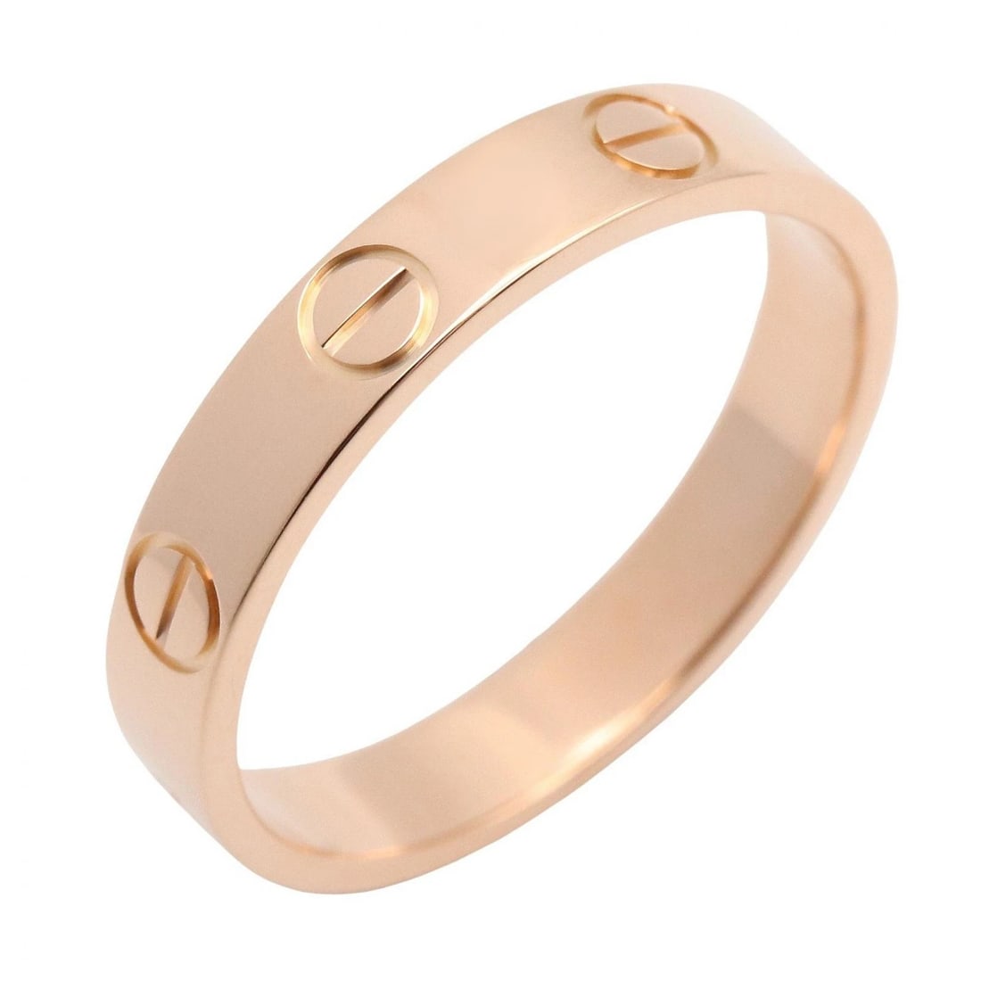 CARTIER MINI LOVE RING 18KPG PINK ROSE GOLD: CARTIER Mini Love Ring 18KPG Pink Rose Gold Brand: CARTIER Type/Style: Ring Material: K18PG?Rose Gold?, Color: Gold Size: US size 5.25 Accessories: None Accessories Notice: When purchasing pre-owned