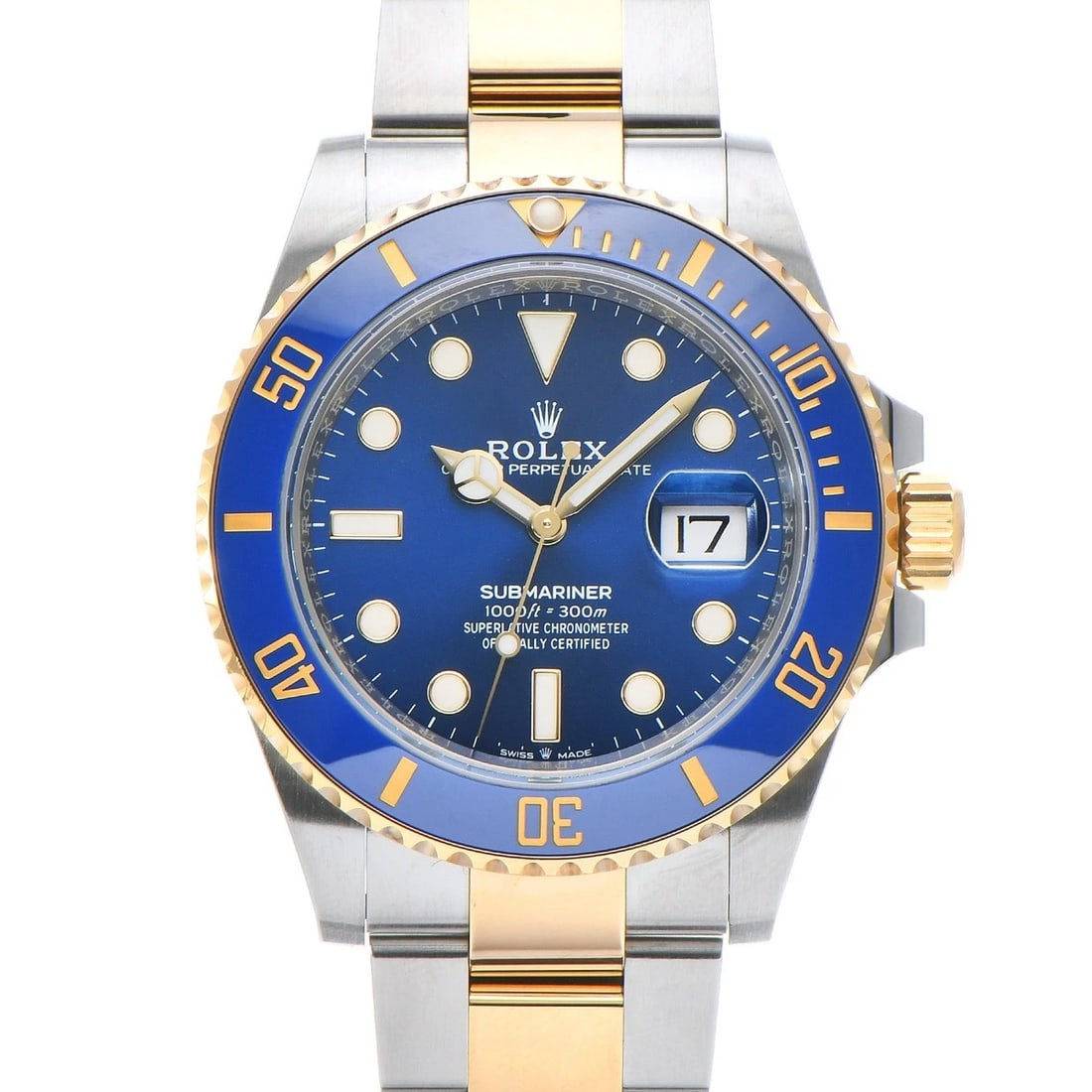 ROLEX SUBMARINER DATE ROYAL BLUE WATCH: ROLEX Submariner date Royal Blue Watch Brand: ROLEX Type/Style: Wristwatch Material: Band Material Stainless steel/Yellow Gold, Case Material Stainless steel Color: Dial Color Royal Blue Size: Case