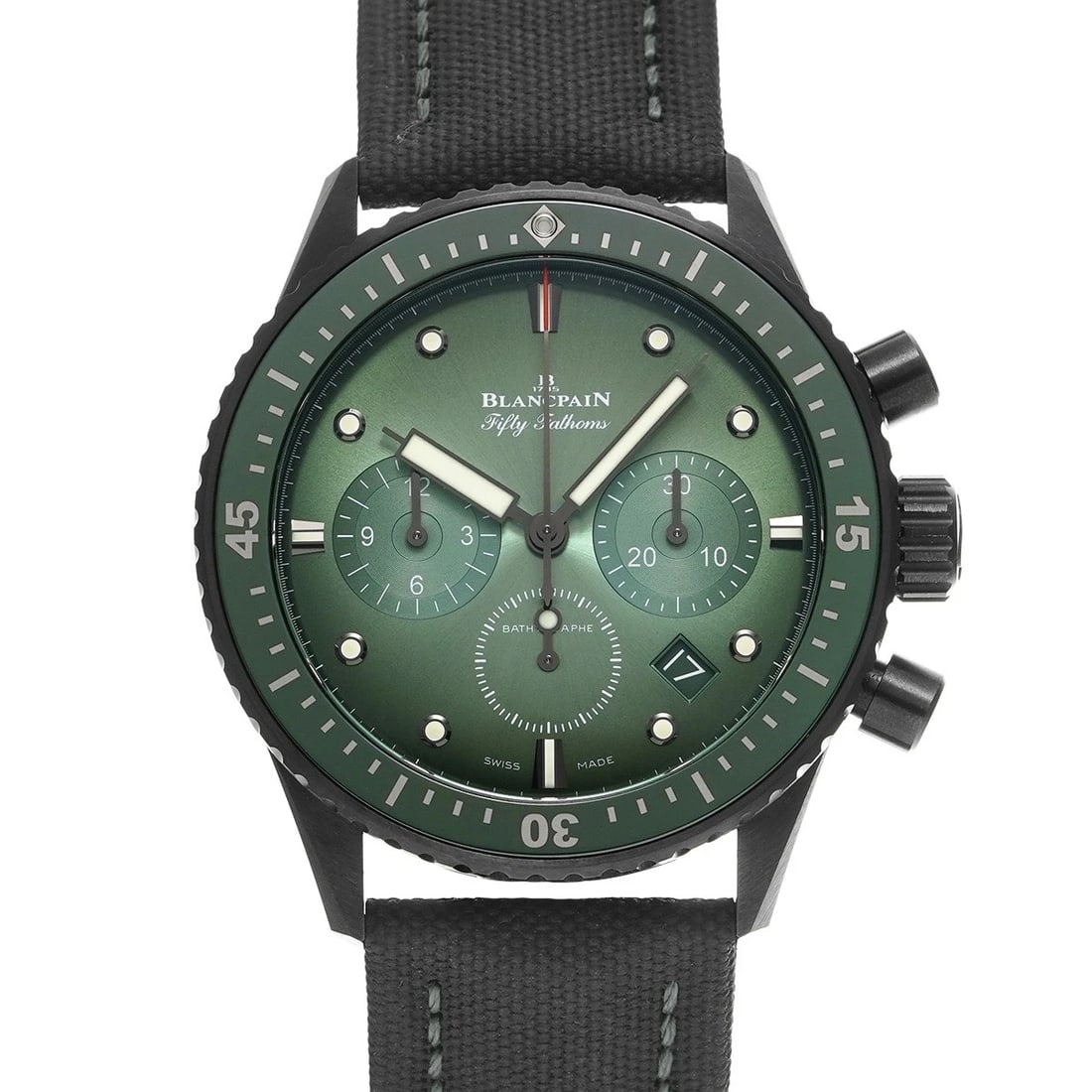 BLANCPAIN FIFTY FATHOMS BATHYSCAPHE CHRONOGRAPH FLYBACK WATCH (1 of 4)