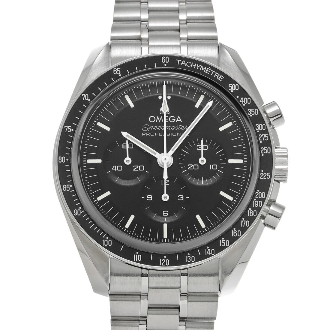 OMEGA SPEEDMASTER MOONWATCH PROFESSIONAL CO-AXIAL MASTER WATCH: OMEGA Speedmaster Moonwatch Professional Co-axial Master Watch Brand: OMEGA Type/Style: Wristwatch Material: Band Material Stainless Steel, Case Material Stainless Steel Color: Dial Color Dial Color