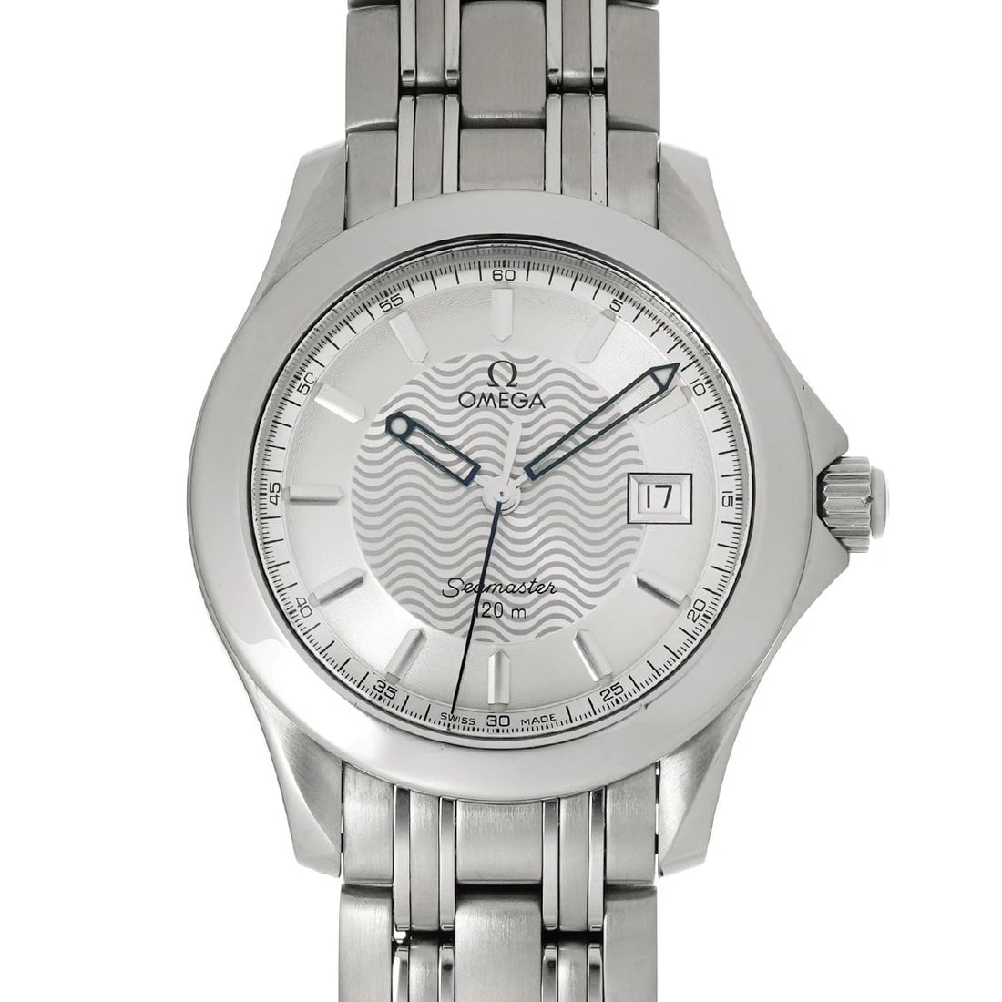 OMEGA SEAMASTER QUARTZ SILVER WATCH: OMEGA Seamaster Quartz Silver Watch Brand: OMEGA Type/Style: Wristwatch Material: Band Material Stainless steel, Case Material Stainless steel Color: Dial Color Silver Size: Case Size H/about 36.25mm 