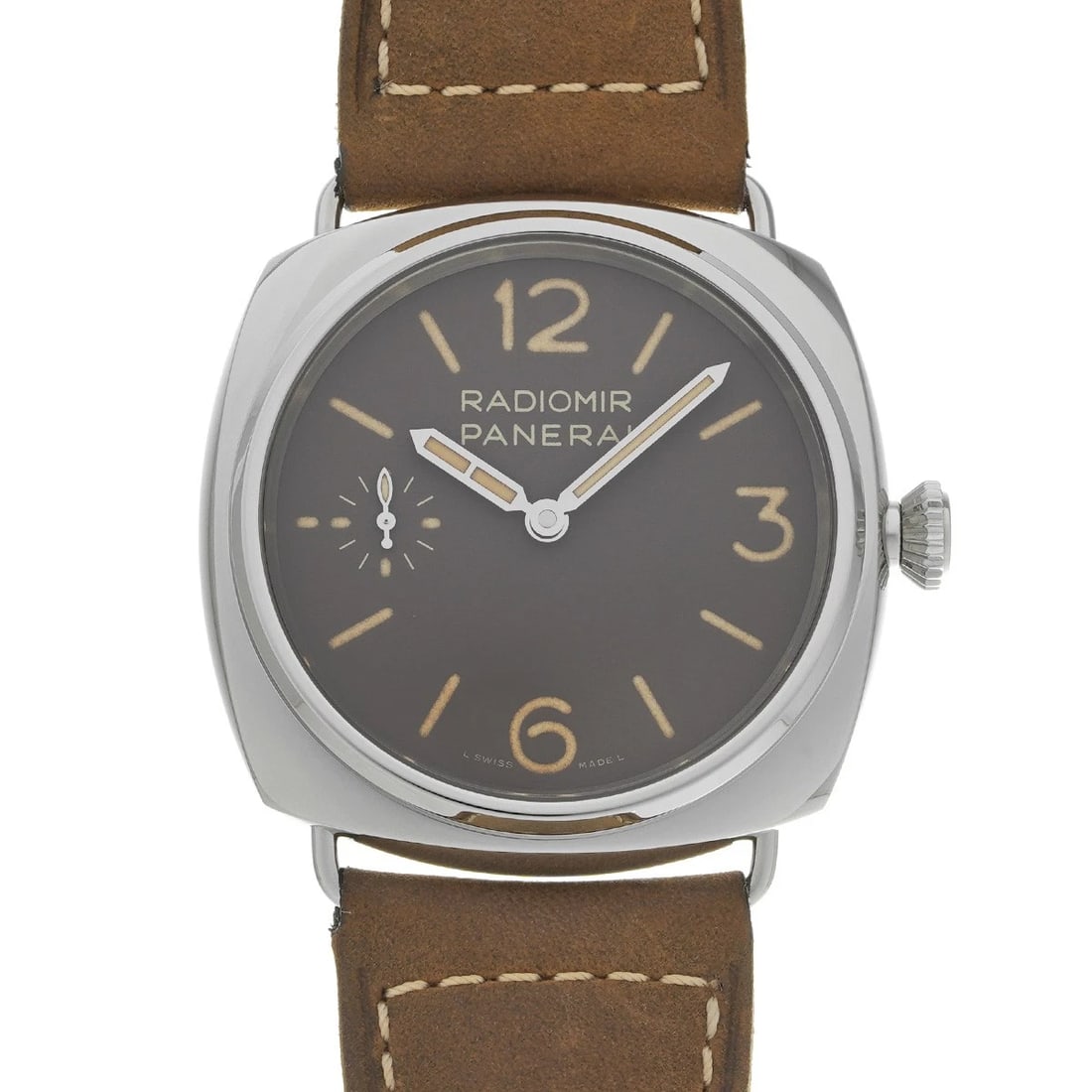 PANERAI RADIOMIR BOUTIQUE LIMITED WATCH: PANERAI Radiomir Boutique Limited Watch Brand: Panerai Type/Style: Wristwatch Material: Band Material Leather, Case Material Stainless Steel Color: Dial Color Dial Color Brown Band Color Brown Case