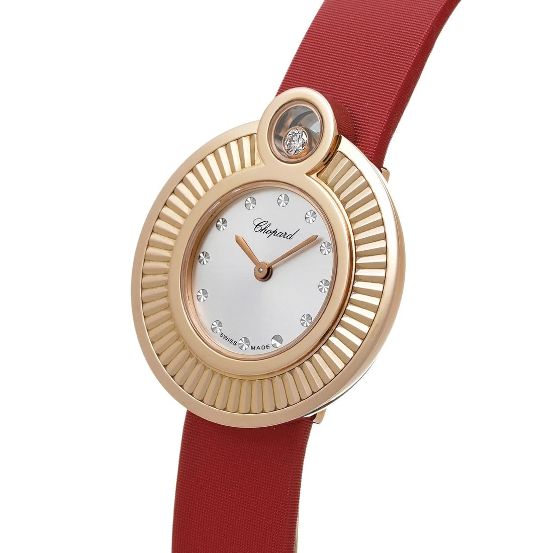 CHOPARD HAPPY DIAMOND SILVER WATCH - 2