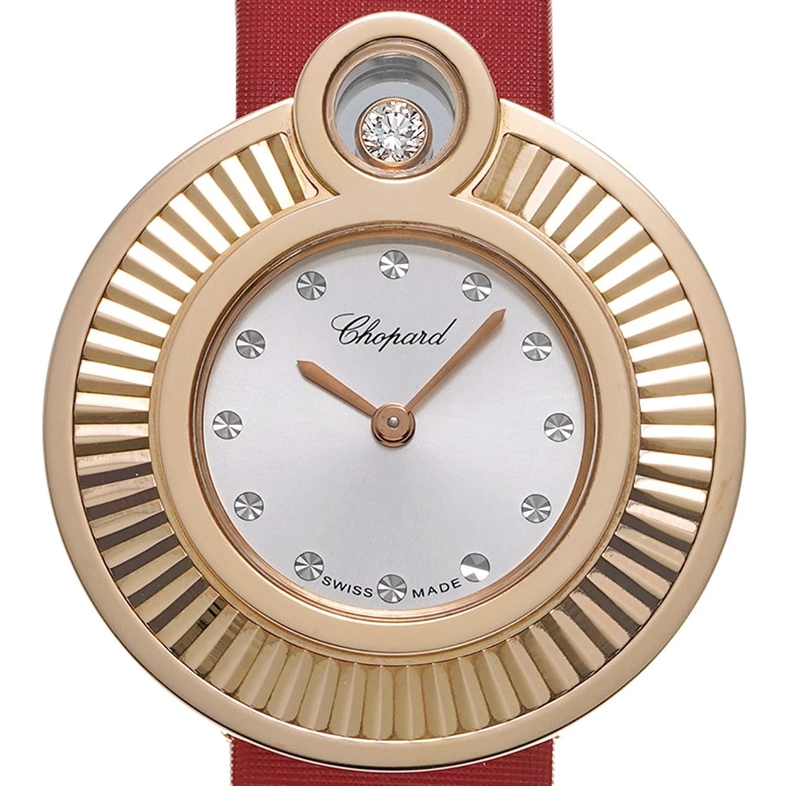 CHOPARD HAPPY DIAMOND SILVER WATCH - 4