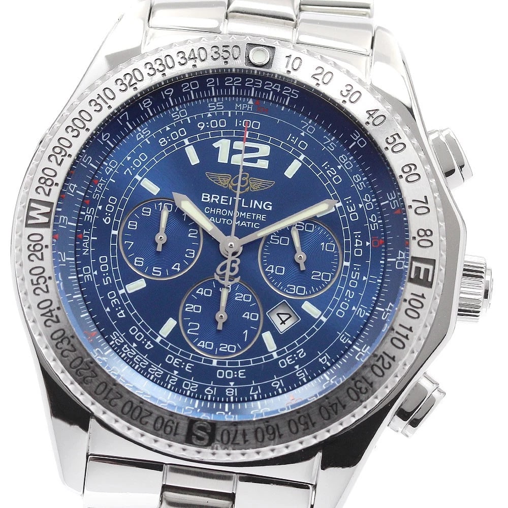 BREITLING PROFESSIONAL DATE CHRONOGRAPH AUTOMATIC WATCH: BREITLING Professional Date Chronograph Automatic Watch Brand: BREITLING Type/Style: Wristwatch Material: Band Material Stainless Steel, Case Material Stainless Steel Color: Case Color Silver Band