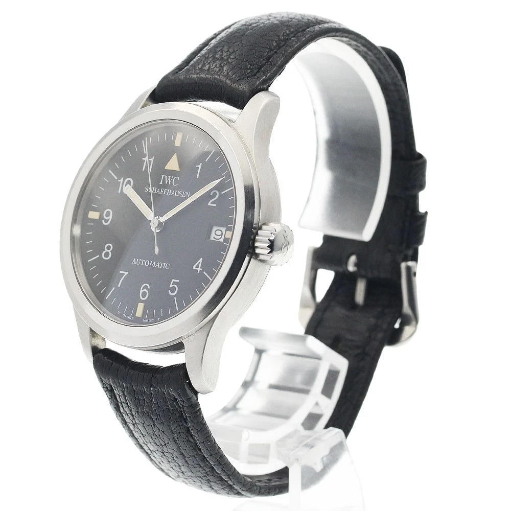 IWC SCHAFFHAUSEN PILOT WATCH BLACK AUTOMATIC WATCH (1 of 3)