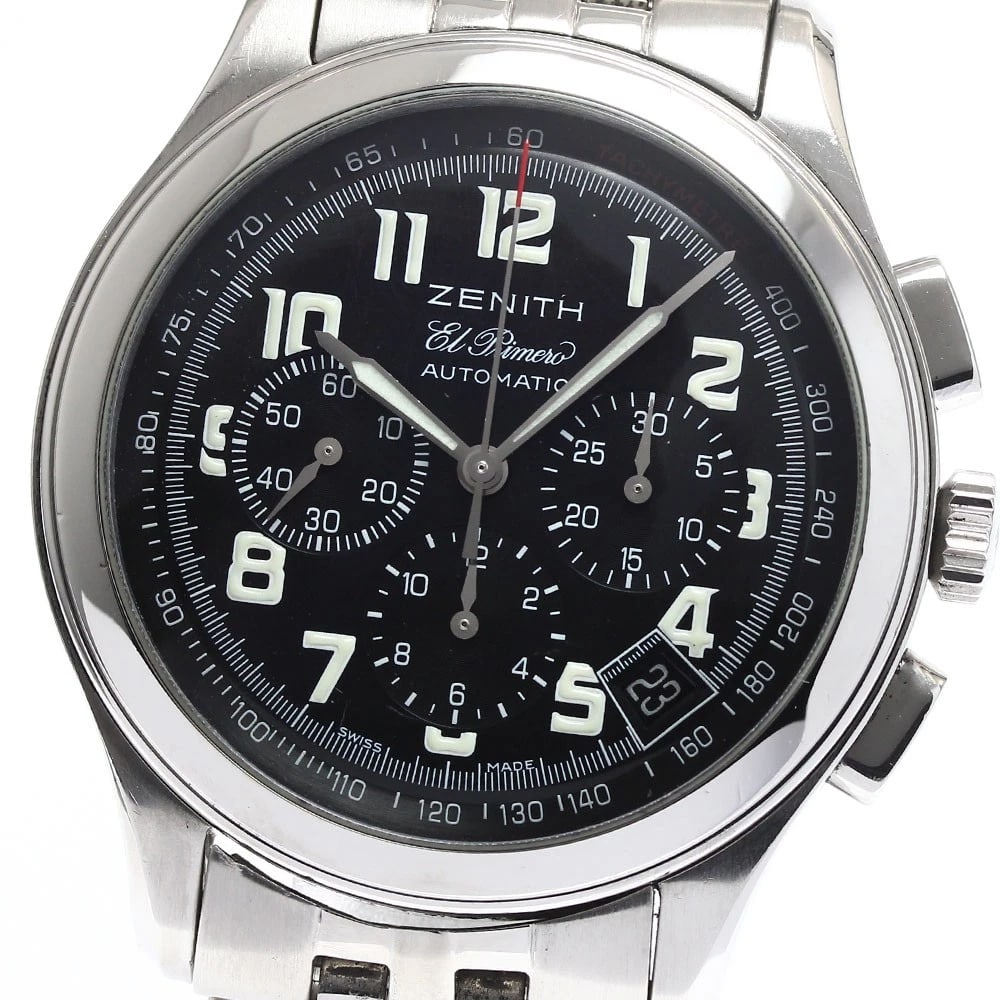 ZENITH CLASS SPORTS AUTOMATIC WATCH: ZENITH Class Sports Automatic Watch Brand: ZENITH Type/Style: Wristwatch Material: Band Material Stainless Steel, Case Material Stainless Steel Color: Case Color Silver Band Color Silver Dial Color