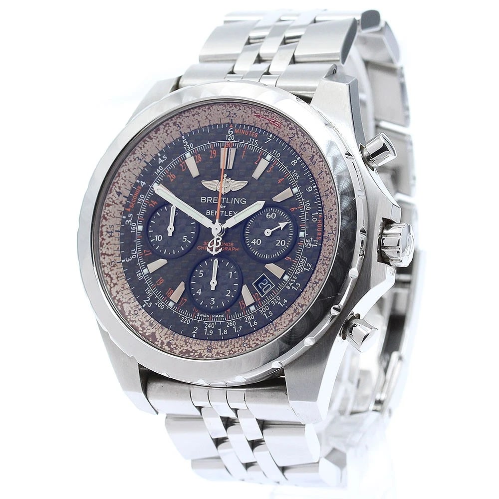 BREITLING BENTLEY CHRONOGRAPH BROWN AUTOMATIC WATCH - 2