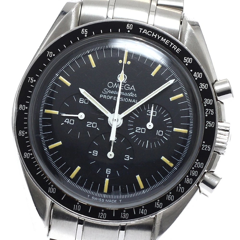 OMEGA SPEEDMASTER PROFESSIONAL HAND WINDING WATCH: OMEGA Speedmaster Professional Hand Winding Watch Brand: OMEGA Type/Style: Wristwatch Material: Band Material Stainless Steel, Case Material Stainless Steel Color: Case Color Silver Band Color Silver