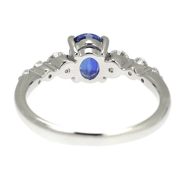 PT900 SAPPHIRE DIAMOND RING - 3