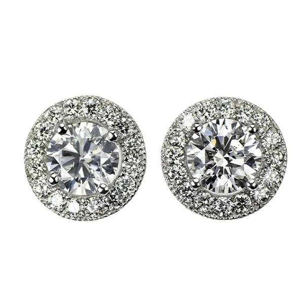 PT950/ PT900 DIAMOND EARRINGS: Pt950/ Pt900 Diamond Earrings Brand: None Type/Style: piercing Material: Pt950/ Pt900, Main Stone Natural Color: Pt Size: Length/Width/Diameter 10.7 Accessories: None Accessories Notice: When