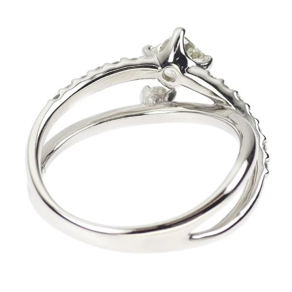 PT900 PRINCESS CUT DIAMOND RING - 2