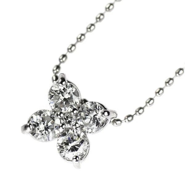 PT900/ PT850 DIAMOND PENDANT NECKLACE: Pt900/ Pt850 Diamond Pendant Necklace Brand: None Type/Style: pendant necklace Material: Pt900 /Pt850, Main Stone Natural Color: None Size: Chain Length 40.5cm Accessories: None Accessories Notice: