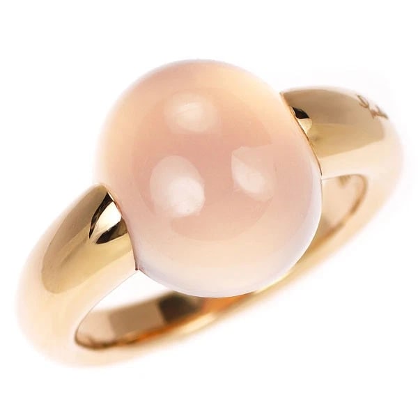 POMELATO K18PG ROSE QUARTZ RING: Pomelato K18PG Rose Quartz Ring Brand: None Type/Style: Ring Material: K18PG, Color: PG Size: 5.5 - 5.75 US Accessories: None Accessories Notice: When purchasing pre-owned goods, please refer to the