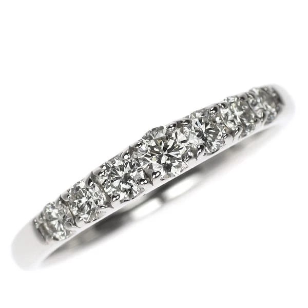 PT950 DIAMOND RING: Pt950 diamond ring Brand: None Type/Style: Ring Material: Pt950, Main Stone Natural Color: None Size: 6 US Accessories: None Accessories Notice: When purchasing pre-owned goods, please refer to the