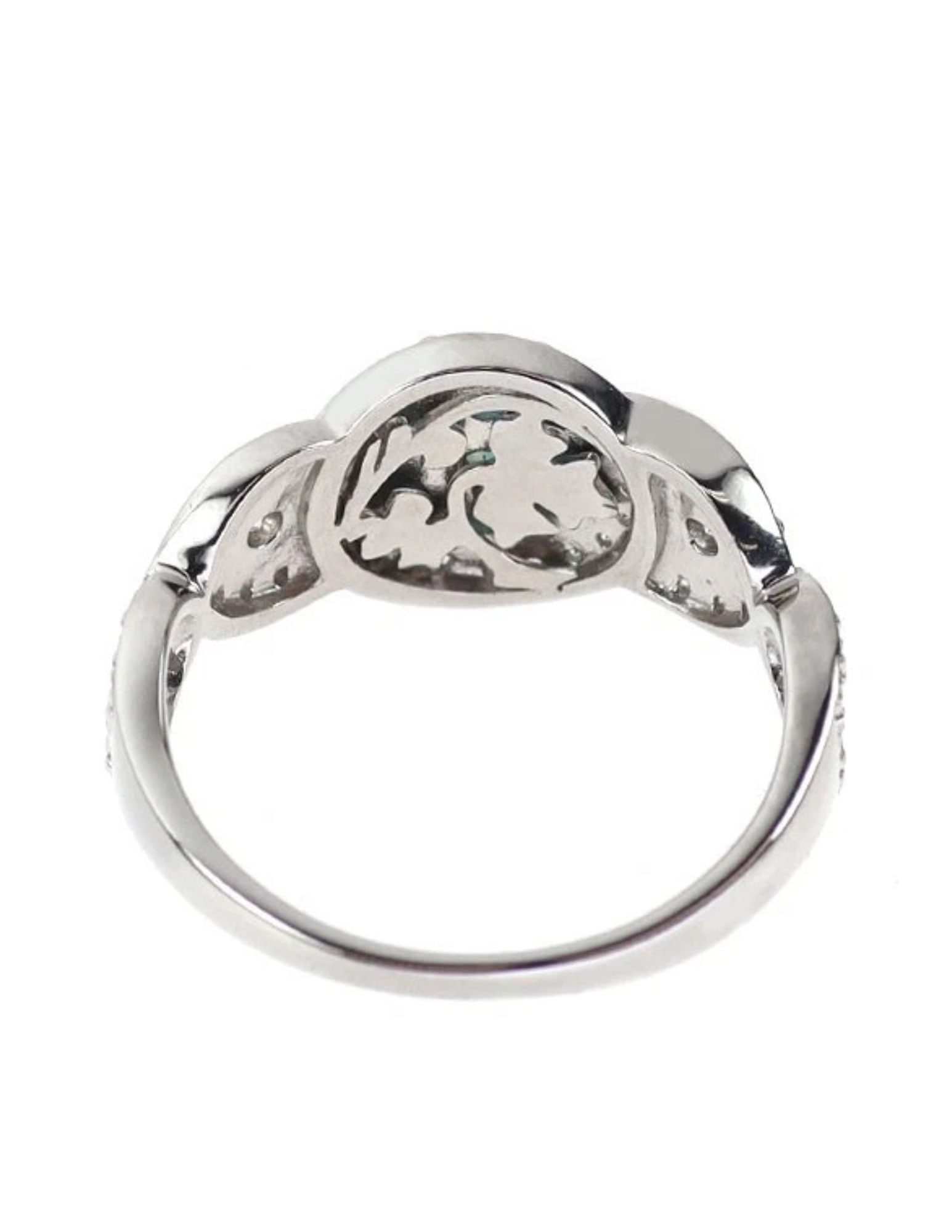 PT900 ALEXANDRITE DIAMOND RING - 2