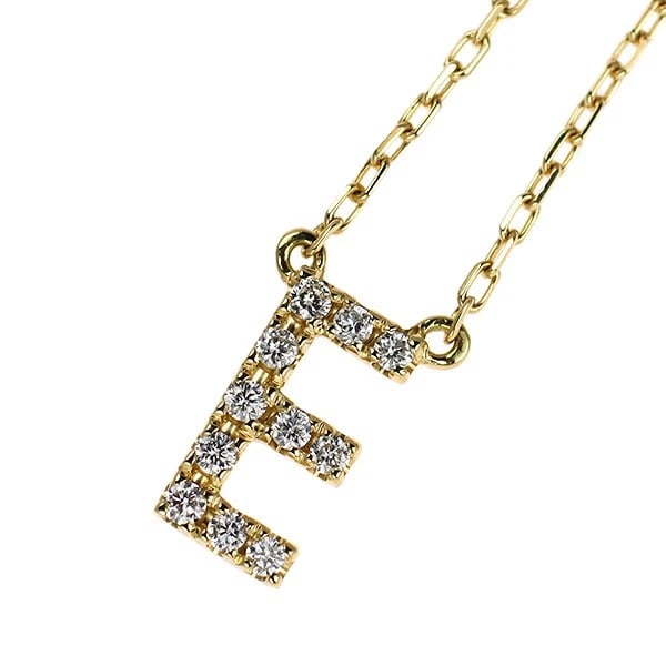 VIVIENNE COUTURE/ARKER K18YG DIAMOND PENDANT NECKLACE: Vivienne Couture/Arker K18YG Diamond Pendant Necklace Brand: None Type/Style: pendant necklace Material: K18YG, Main Stone Natural Color: YG Size: Chain Length 39.5cm Accessories: None Accessories