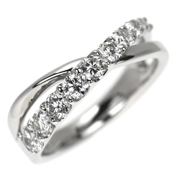 PLATINUM GUILD PT950 DIAMOND RING: Platinum Guild Pt950 Diamond Ring Brand: None Type/Style: Ring Material: Pt900, Main Stone Natural Color: Pt Size: 5.5 - 5.75 US Accessories: None Accessories Notice: When purchasing pre-owned goods,