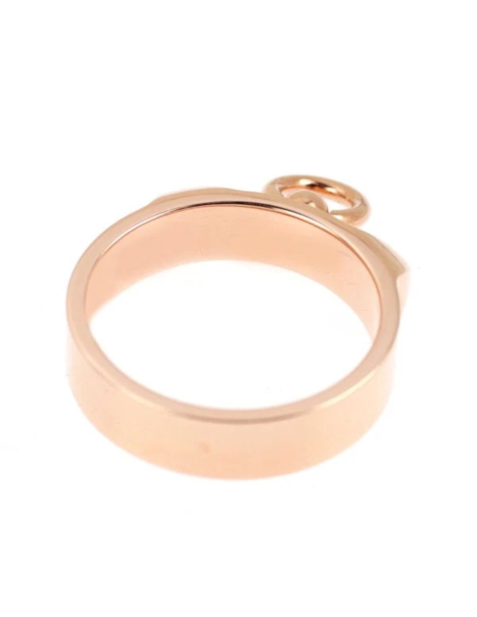 HERMES K18PG RING COLLIER DE CYAN - 2