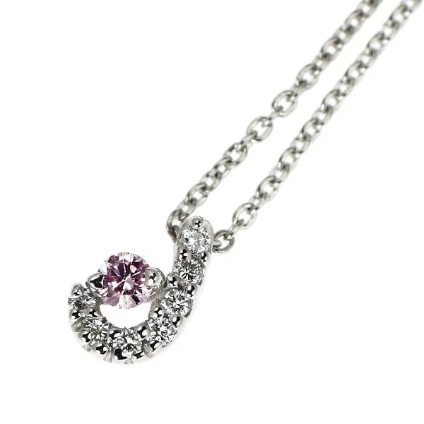 STAR JEWELRY PT950 NATURAL PINK DIAMOND PENDANT NECKLACE: Star Jewelry Pt950 Natural Pink Diamond Pendant Necklace Brand: star jewelry Type/Style: pendant necklace Material: Pt950, Main Stone Natural Color: Pt Size: Chain Length 40.5cm Accessories: None