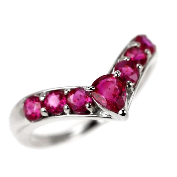 K18WG RUBY RING: K18WG ruby ring Brand: None Type/Style: Ring Material: K18WG, Main Stone Ruby/ Natural Color: WG Size: 4.5 US Accessories: None Accessories Notice: When purchasing pre-owned goods, please refer to