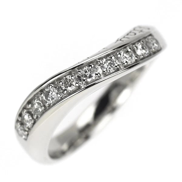 PT900 DIAMOND RING POZZY RINGBY: Pt900 diamond ring pozzy ringBY Brand: None Type/Style: Ring Material: Pt900, Main Stone Natural Color: None Size: 6.25 - 6.5 US Accessories: None Accessories Notice: When purchasing pre-owned goods,
