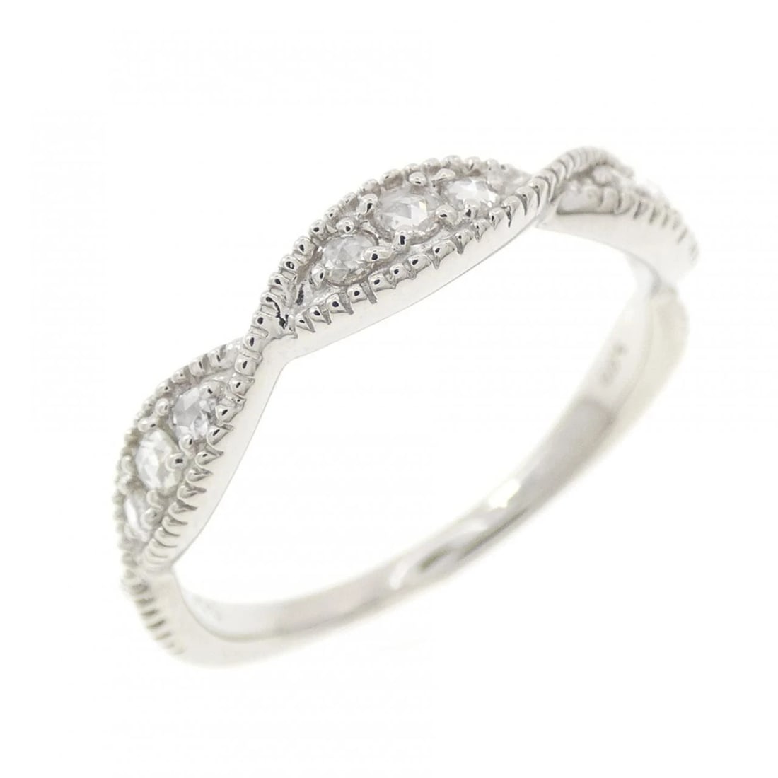 PT900 DIAMOND RING: PT900 Diamond Ring Brand: Unbranded Type/Style: Diamond Ring Material: Platinum900, Main Stone Natural Color: PT Size: US6 1/2 Accessories: None Accessories Notice: When purchasing pre-owned goods,